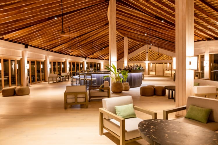 Kagi Maldives Spa Island Piano Bar Interior