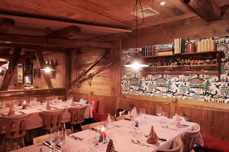 Gstaad Palace La Fromagerie Interior