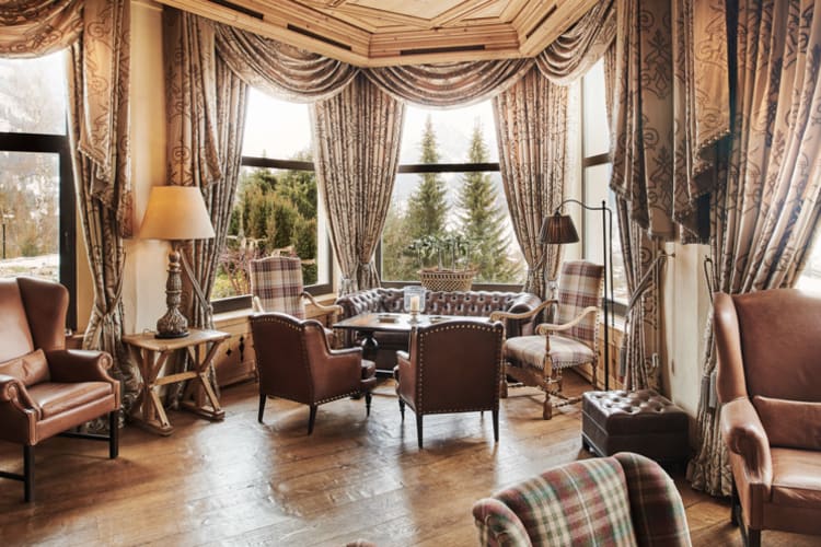 Gstaad Palace Lobby Bar Fumoir Lounge