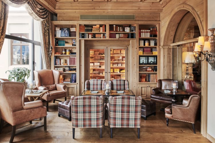Gstaad Palace Lobby Bar Fumoir