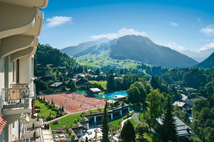 Gstaad Palace View From Rooms