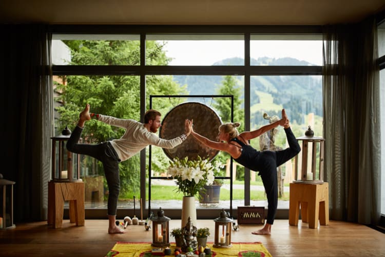 Gstaad Palace Yoga Room