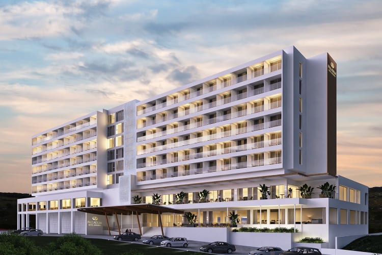 Exterior of hotel