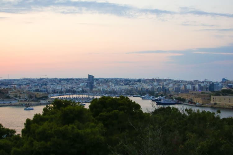 View from the Gardens