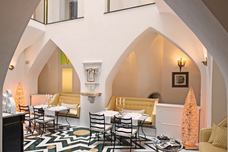 Palazzo Avino Internal Countryard