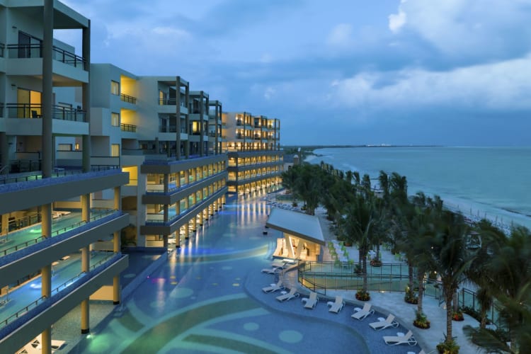Resort at night