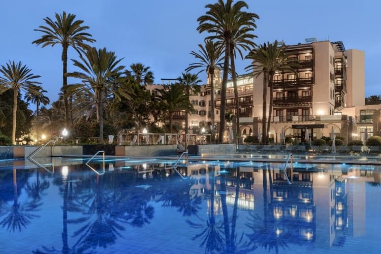 Pool at night