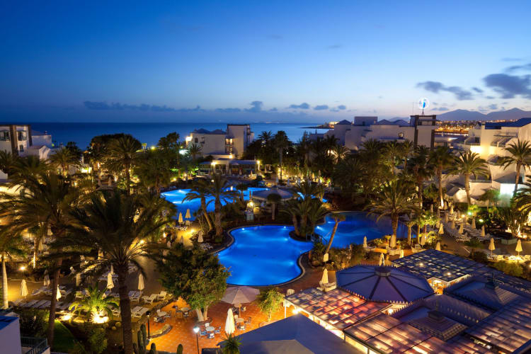 Panorama view by night
