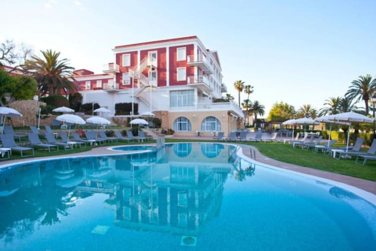 Pool and hotel