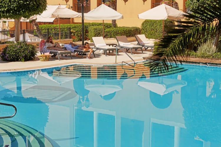 Pool and loungers