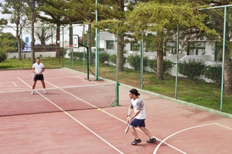 Tennis courts