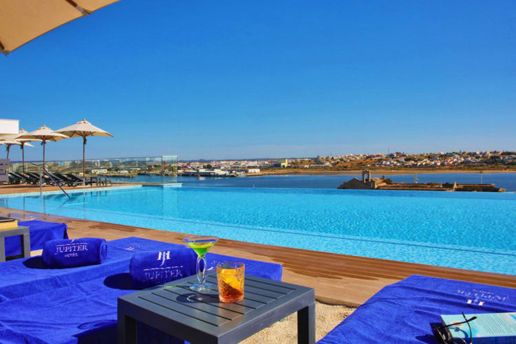 Rooftop infinity pool