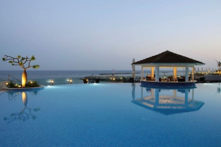 Ocean blue bar