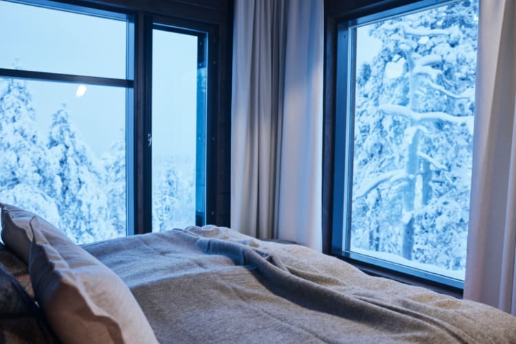 Room North Star winter view