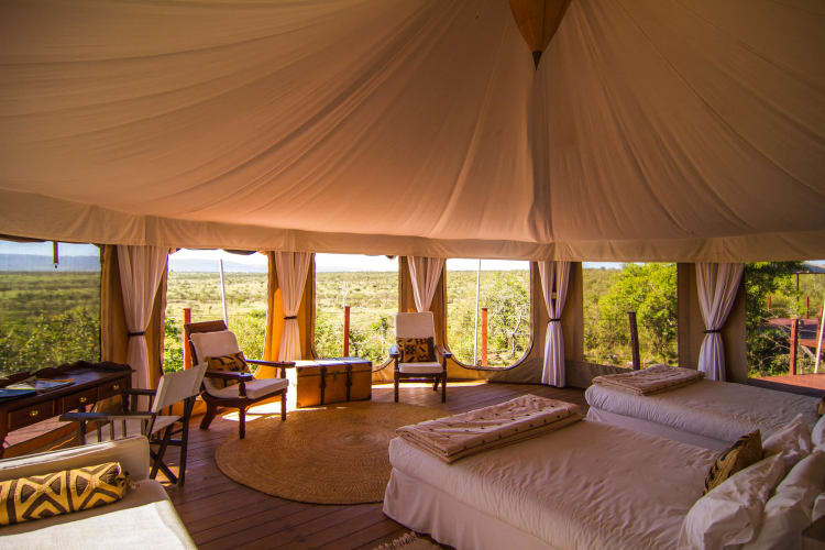 Tent Interior View
