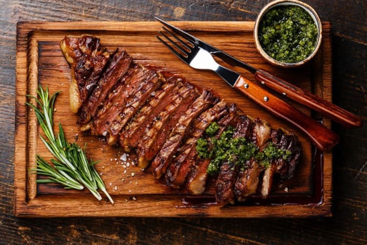 Meat in point