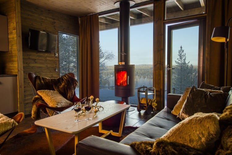 Arctic GlassHouse Lounge Area