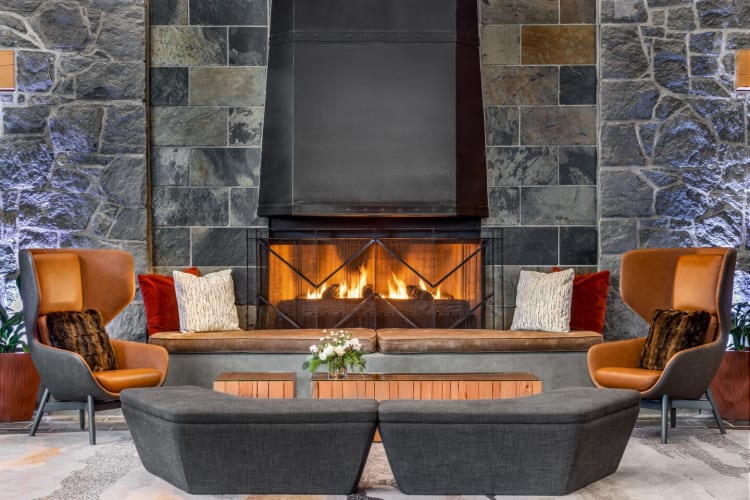 Lobby Fireplace