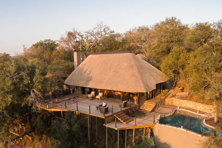 Aerial View of Garonga Main Lodge
