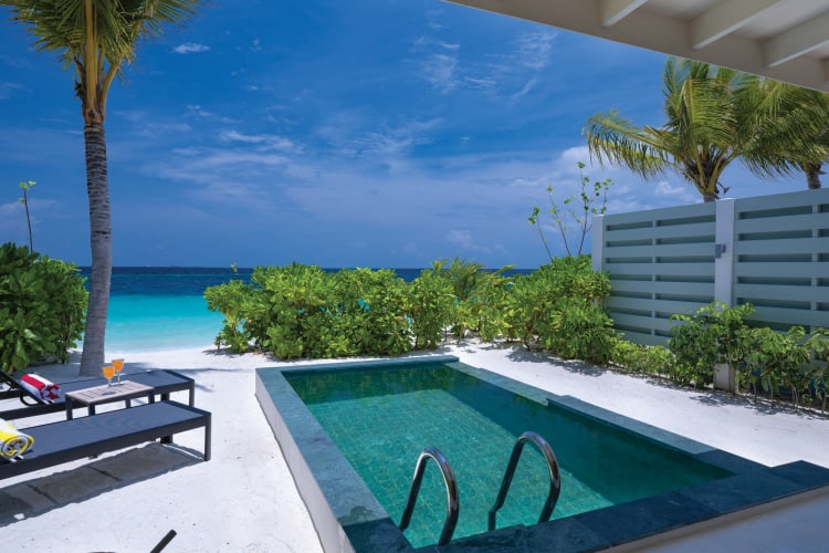 Beach Pool Villa Deck View