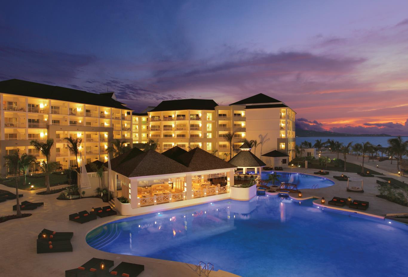 Pool at night