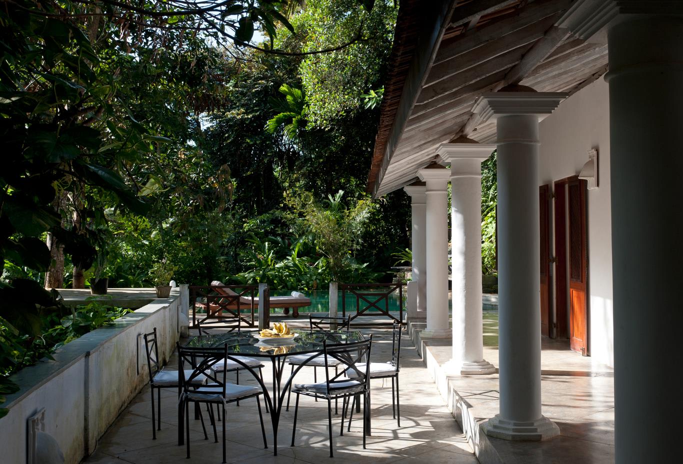 Villa and pool