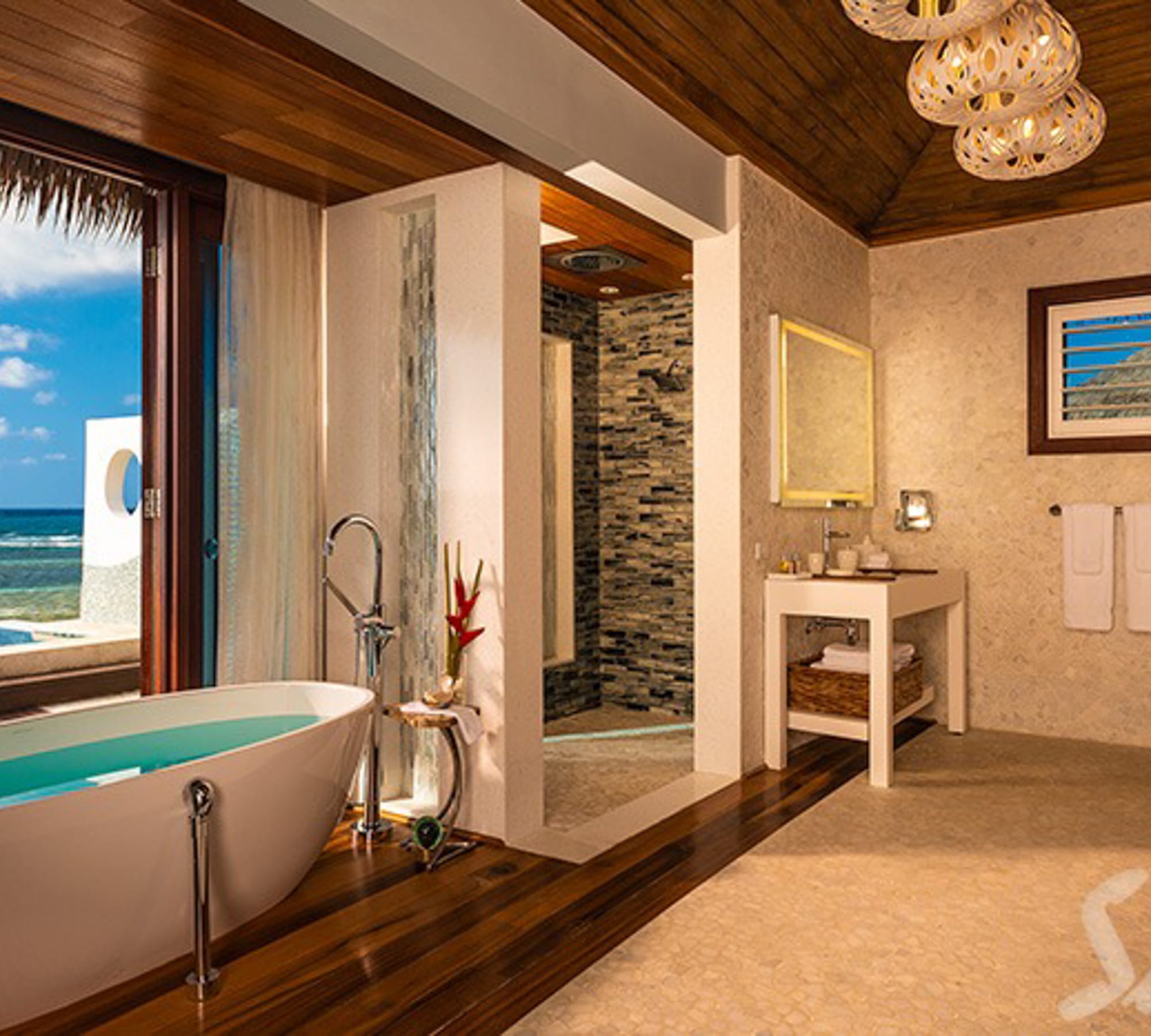 Over The Water Private Island Butler Honeymoon Bungalow - Owb Sandals Royal Caribbean Resort & Private Island |Destinology