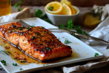 Salmón a la parrilla