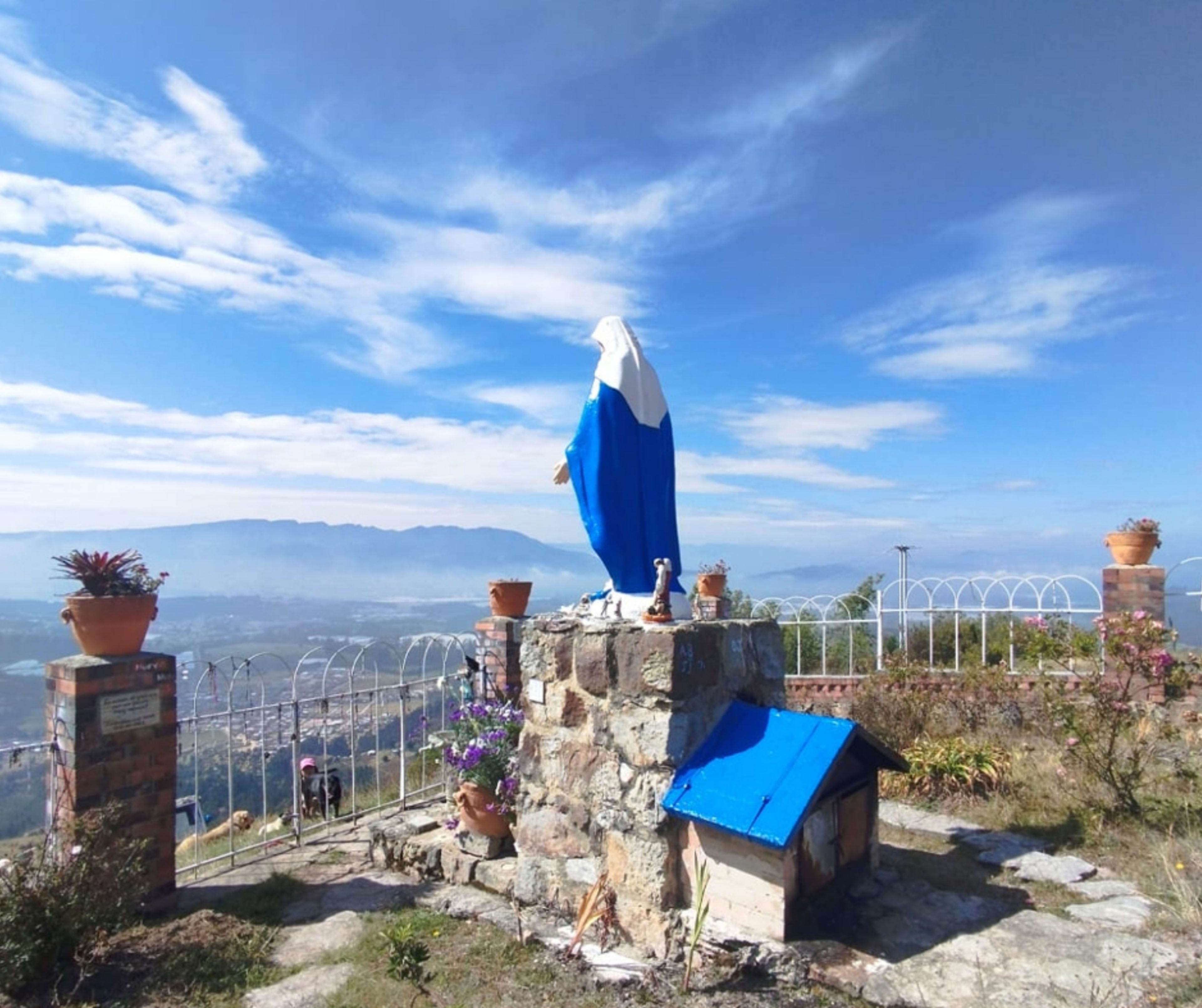 Virgen de la Z en Suesca.