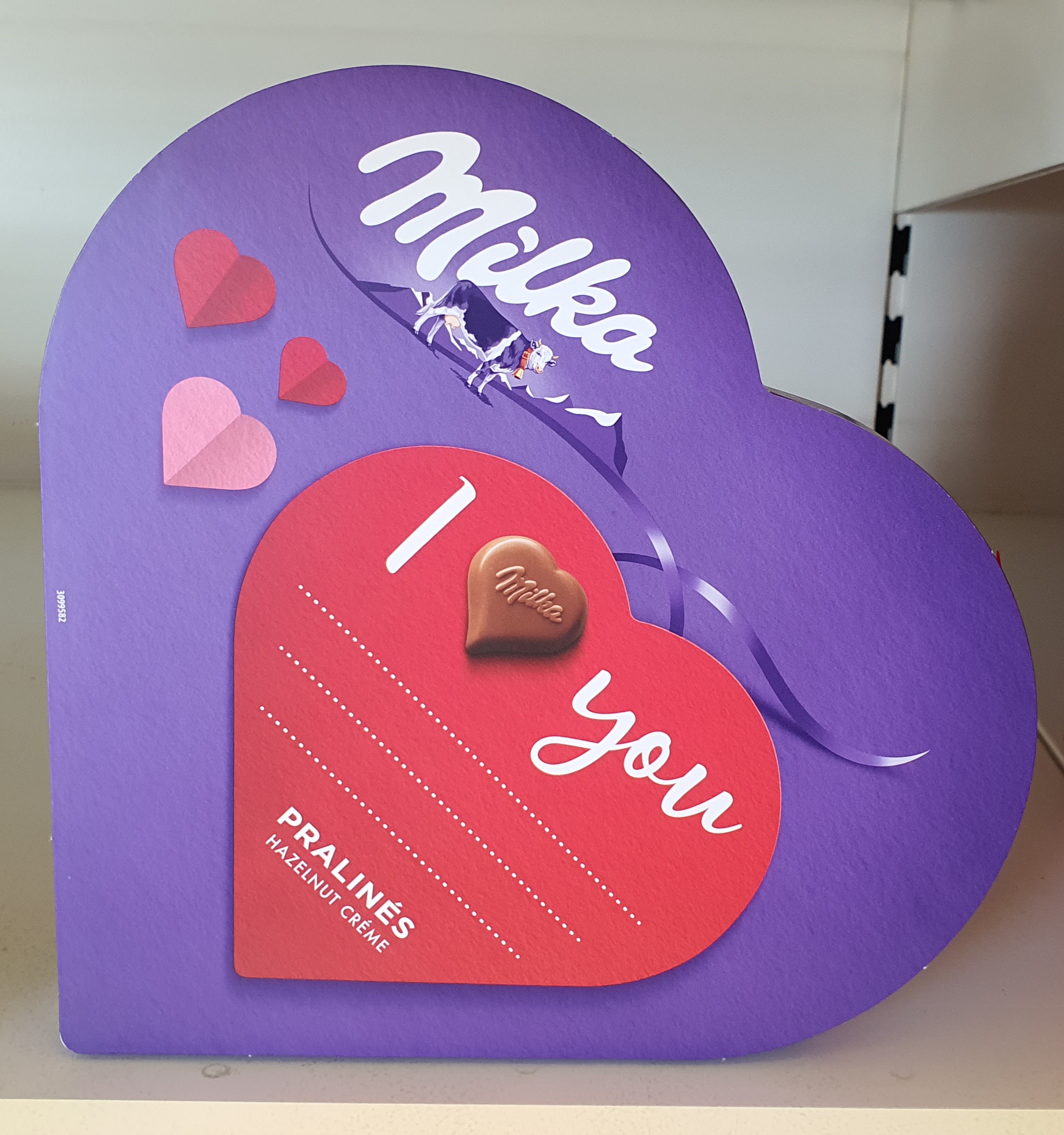 Čokoláda Milka srdce 165g