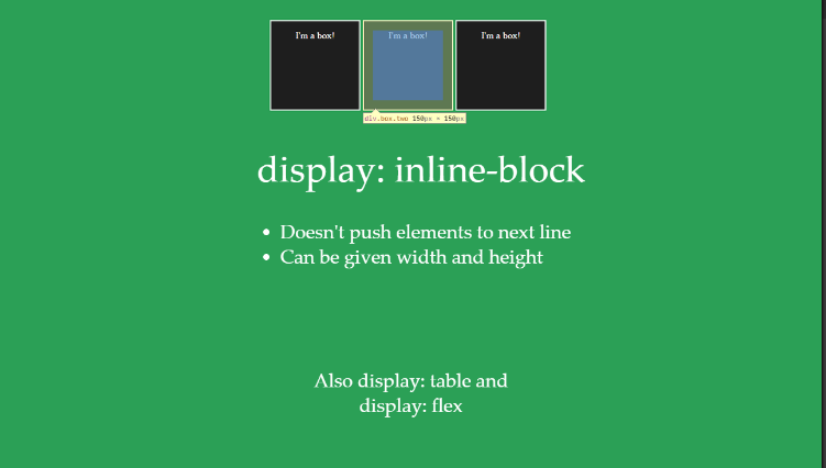 display:inline-block