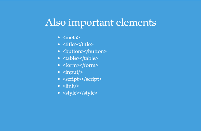 HTML terms 2