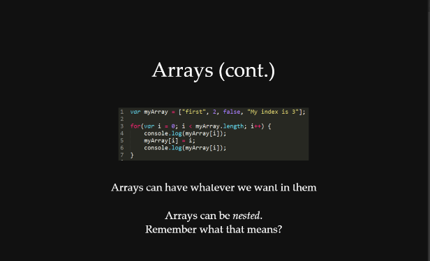 Arrays