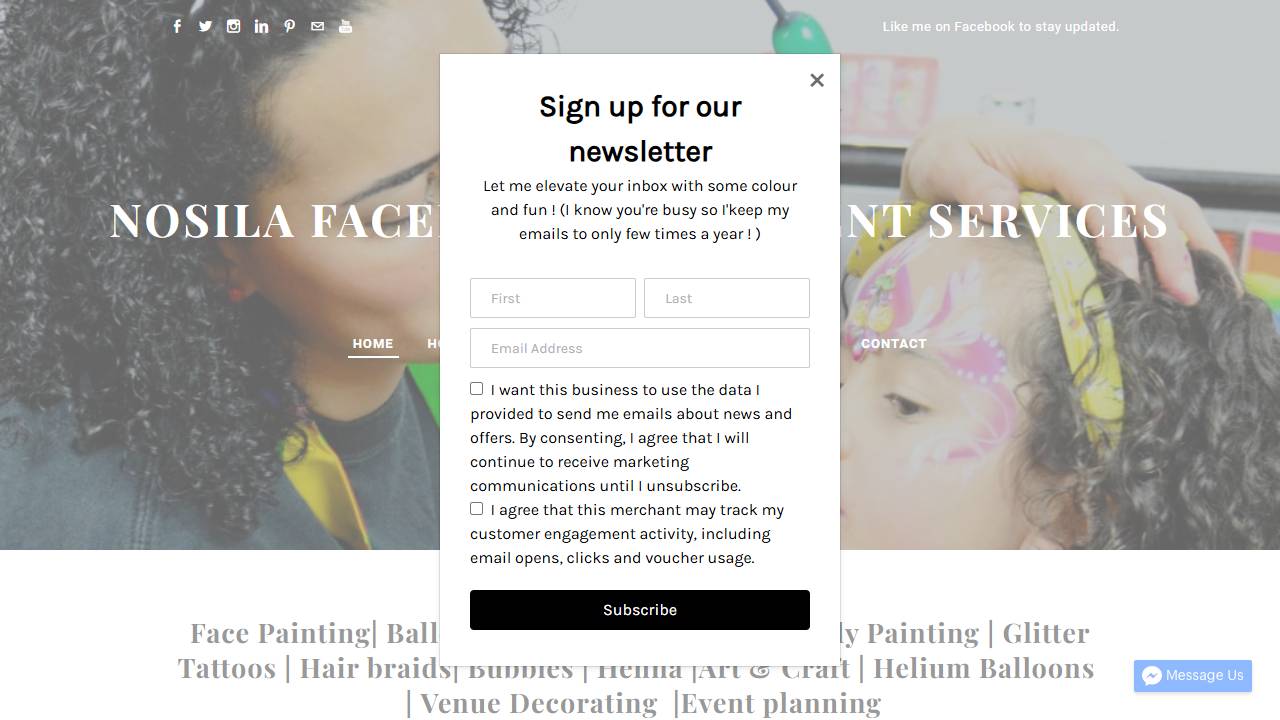 Nosila Facepainting & Event Services
