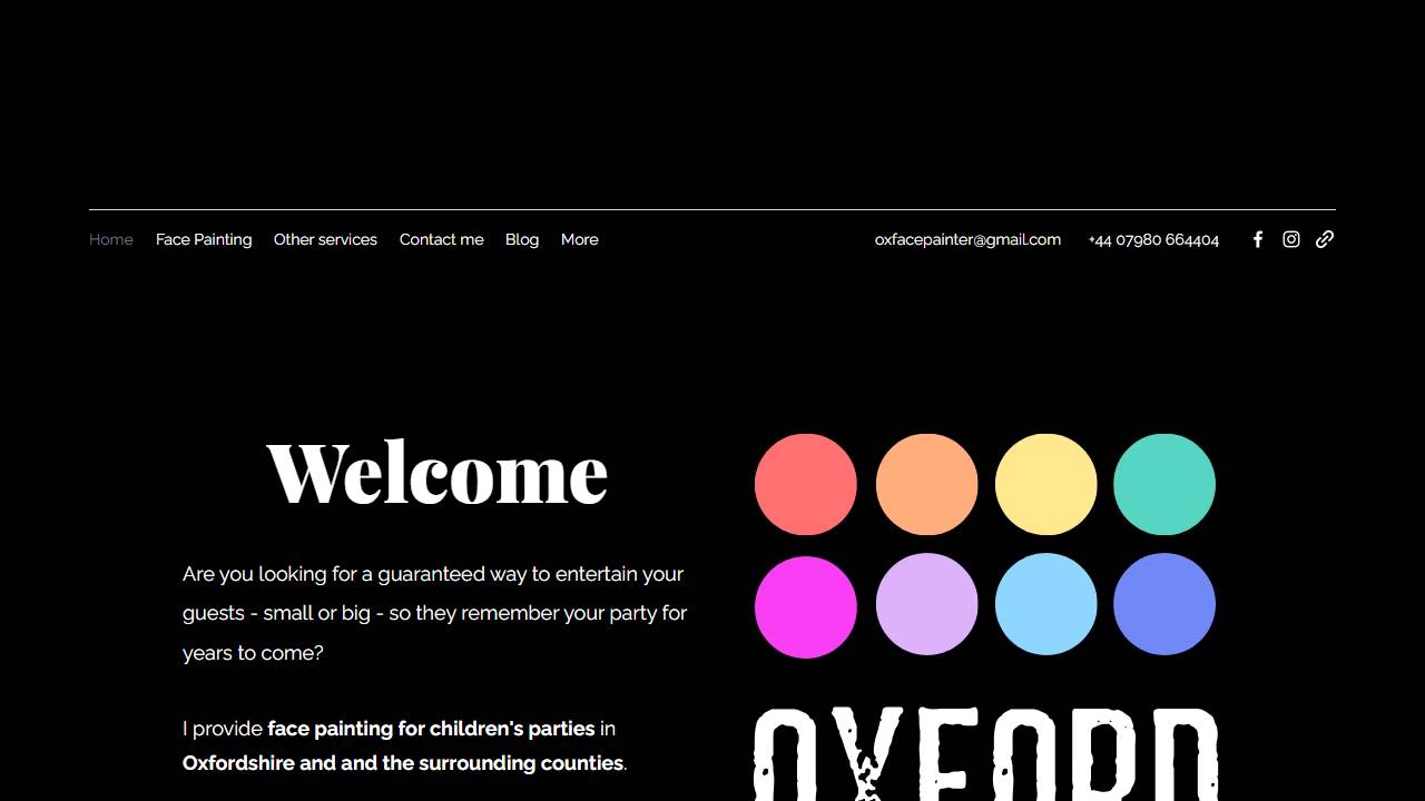 The Oxford Face Painter