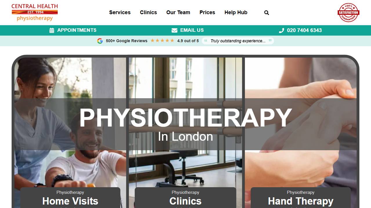 Central Health Physiotherapy Chancery Lane