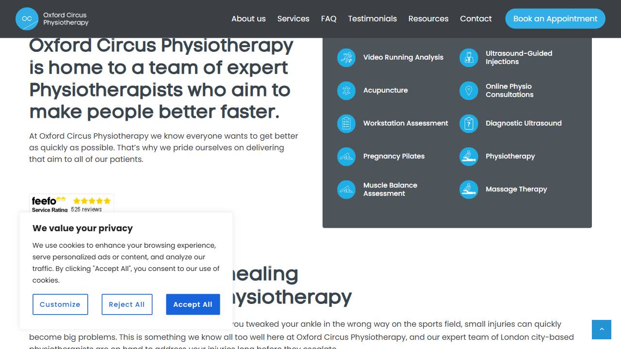 Oxford Circus Physiotherapy