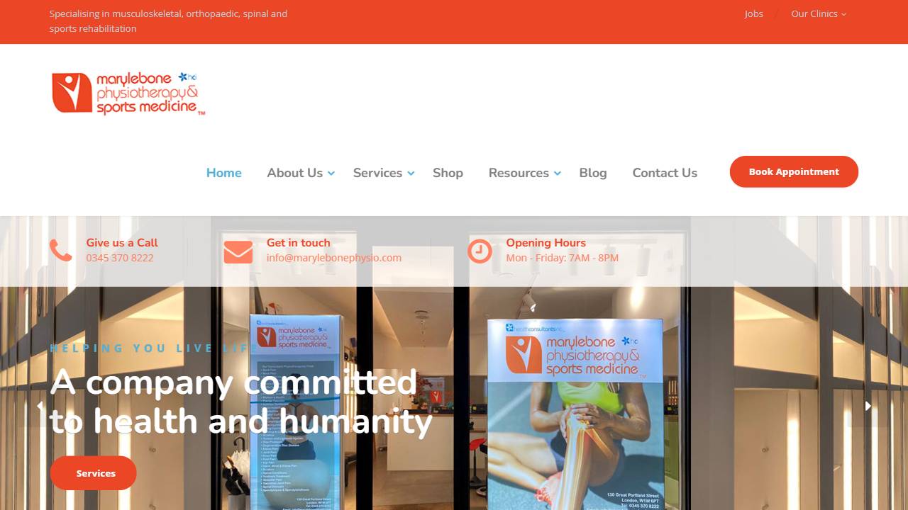 Marylebone Physiotherapy & Sports Medicine