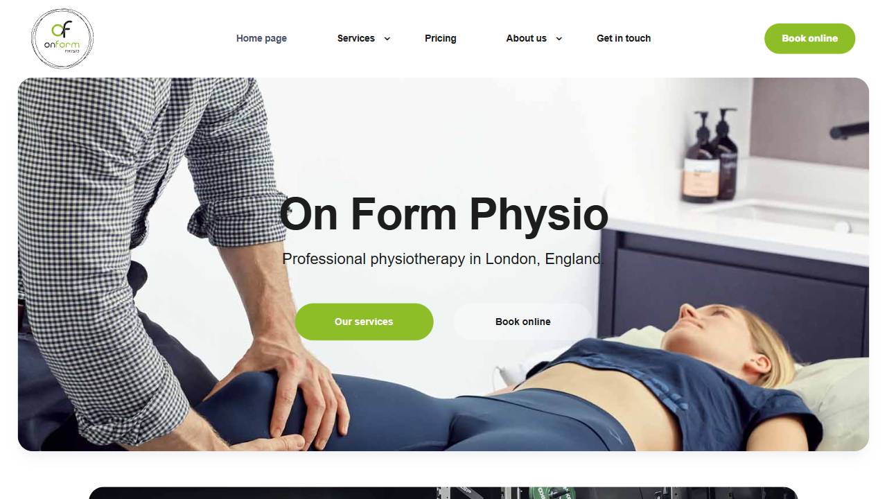 On Form Physio - Liverpool Street