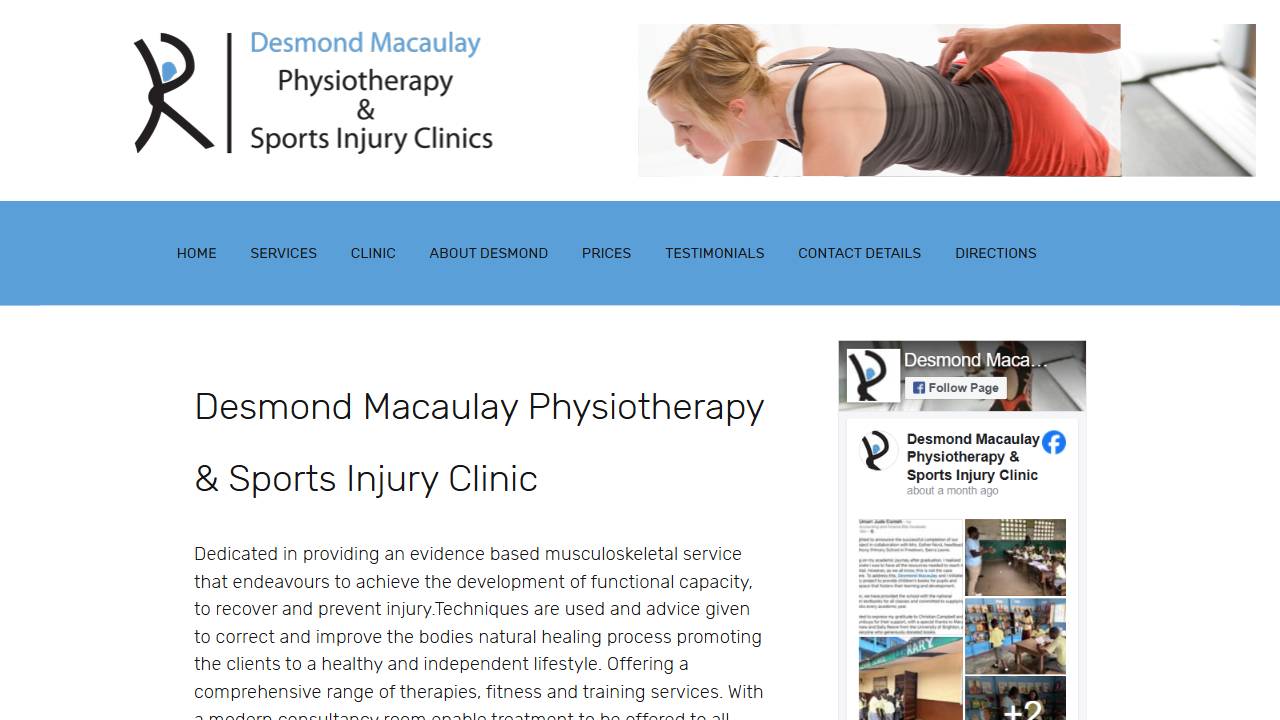 Desmond Macaulay - Injury Clinic