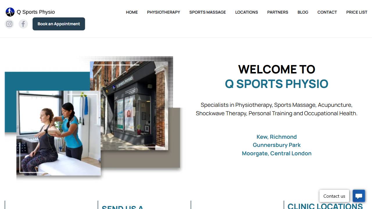 Q Sports Physio Moorgate