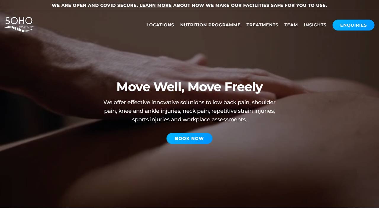 Soho Physiotherapy Liverpool Street