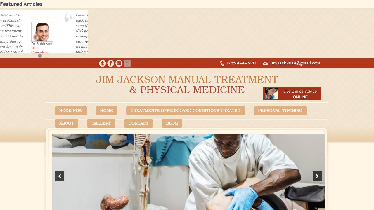 manual treatment and physical medicine