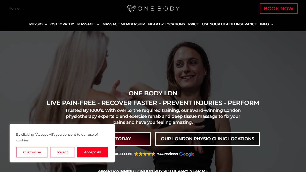 One Body LDN - Liverpool Street Physiotherapy