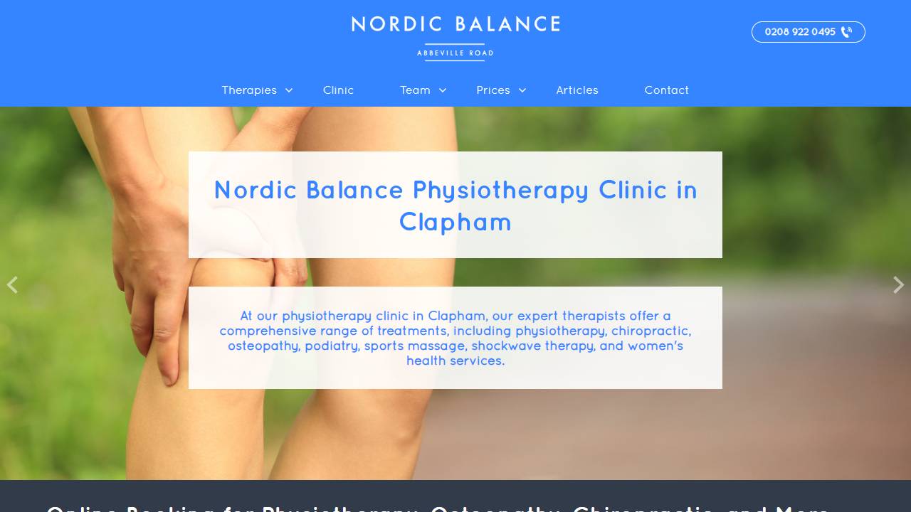 Nordic Balance Abbeville Road Physiotherapy