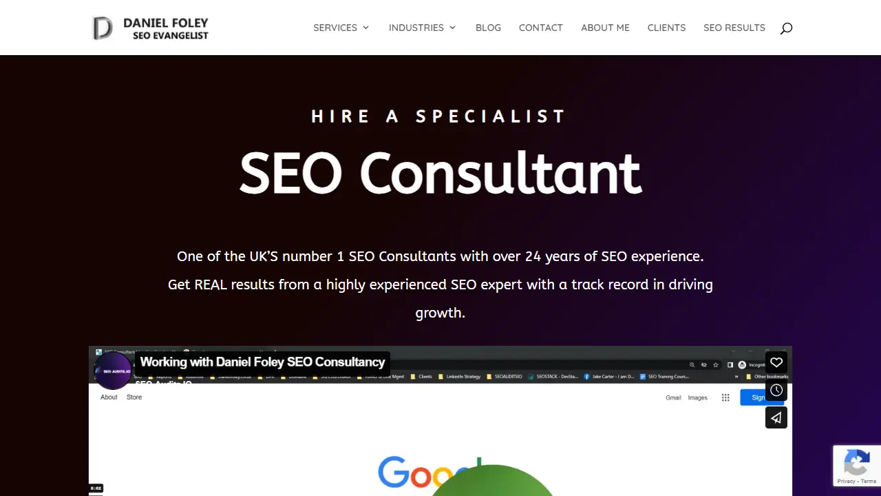 Daniel Foley SEO Consultant