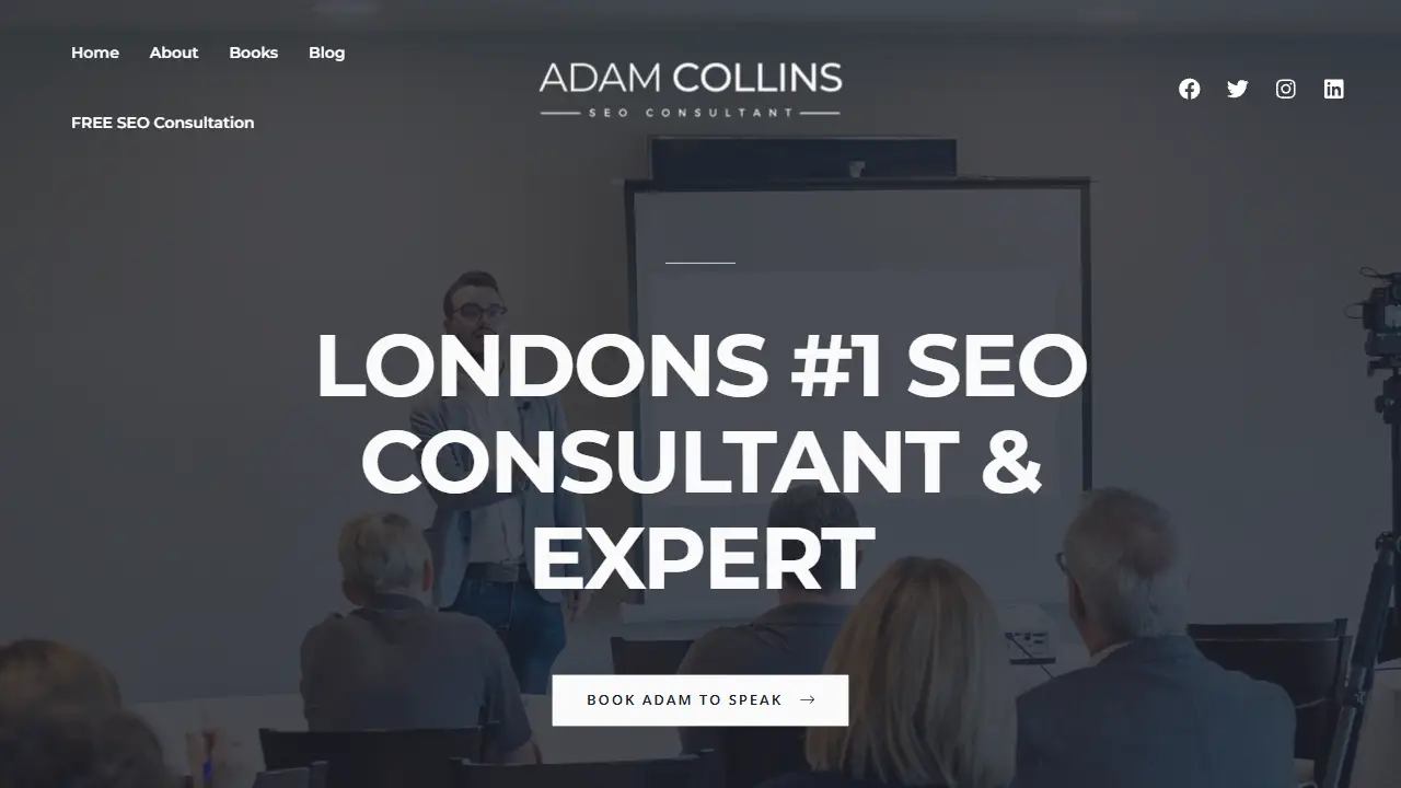 Adam Collins SEO Consultant London