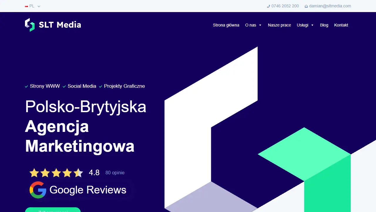 SLT Media - Projektowanie stron Londyn