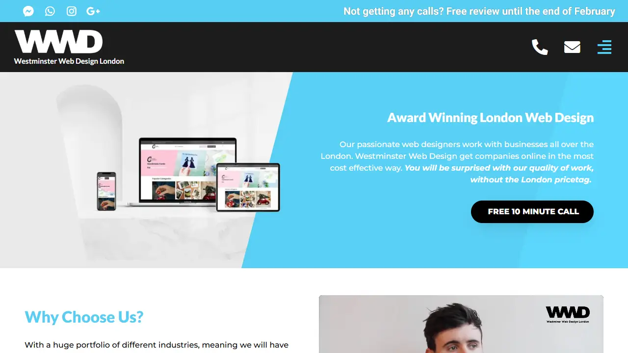 Westminster Web Design