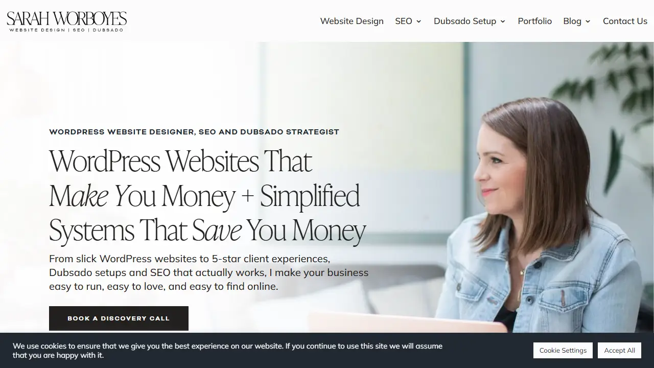Sarah Worboyes - Website Designer, SEO and Dubsado Certified Specialist